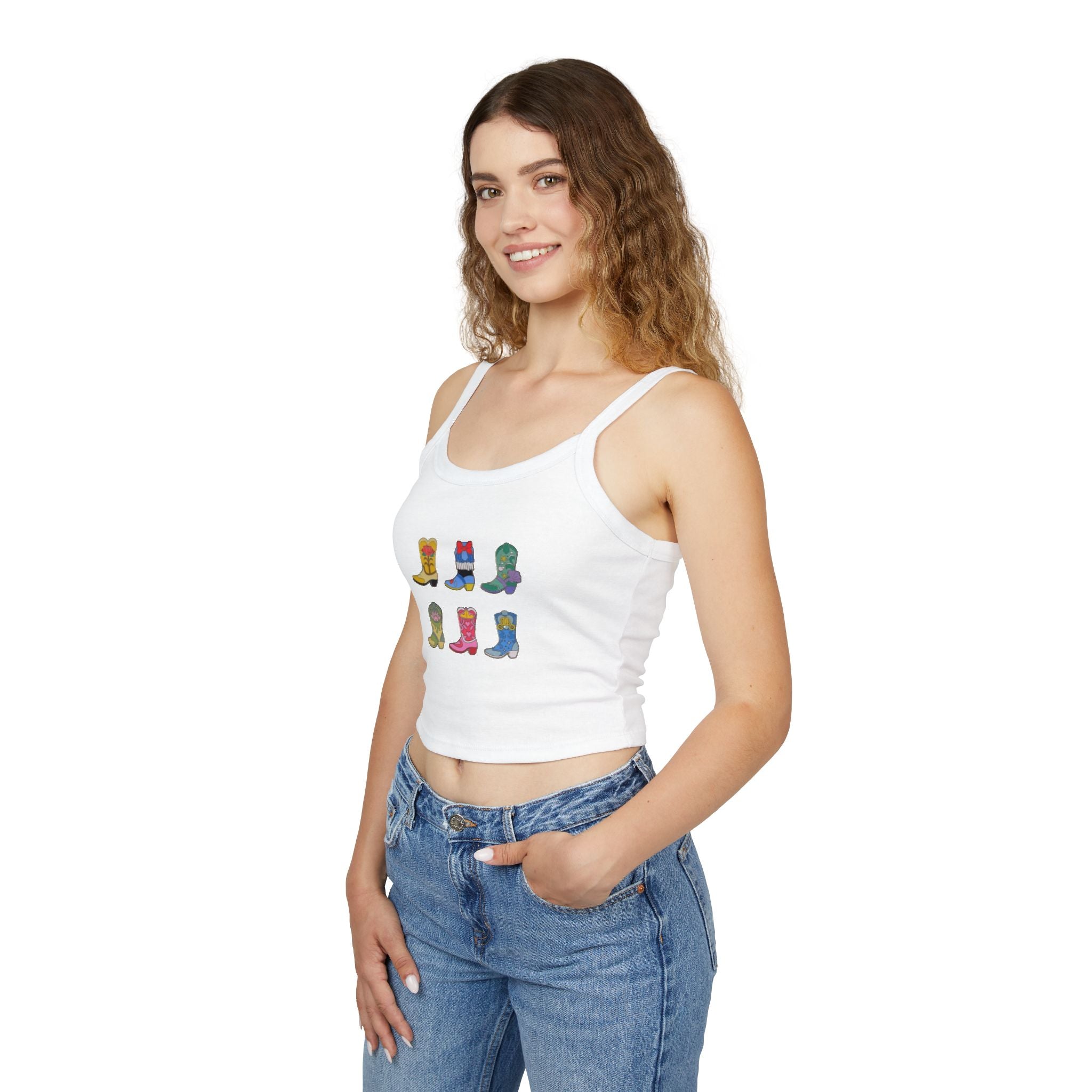 Cowboy Princess Spaghetti Strap Tank Top