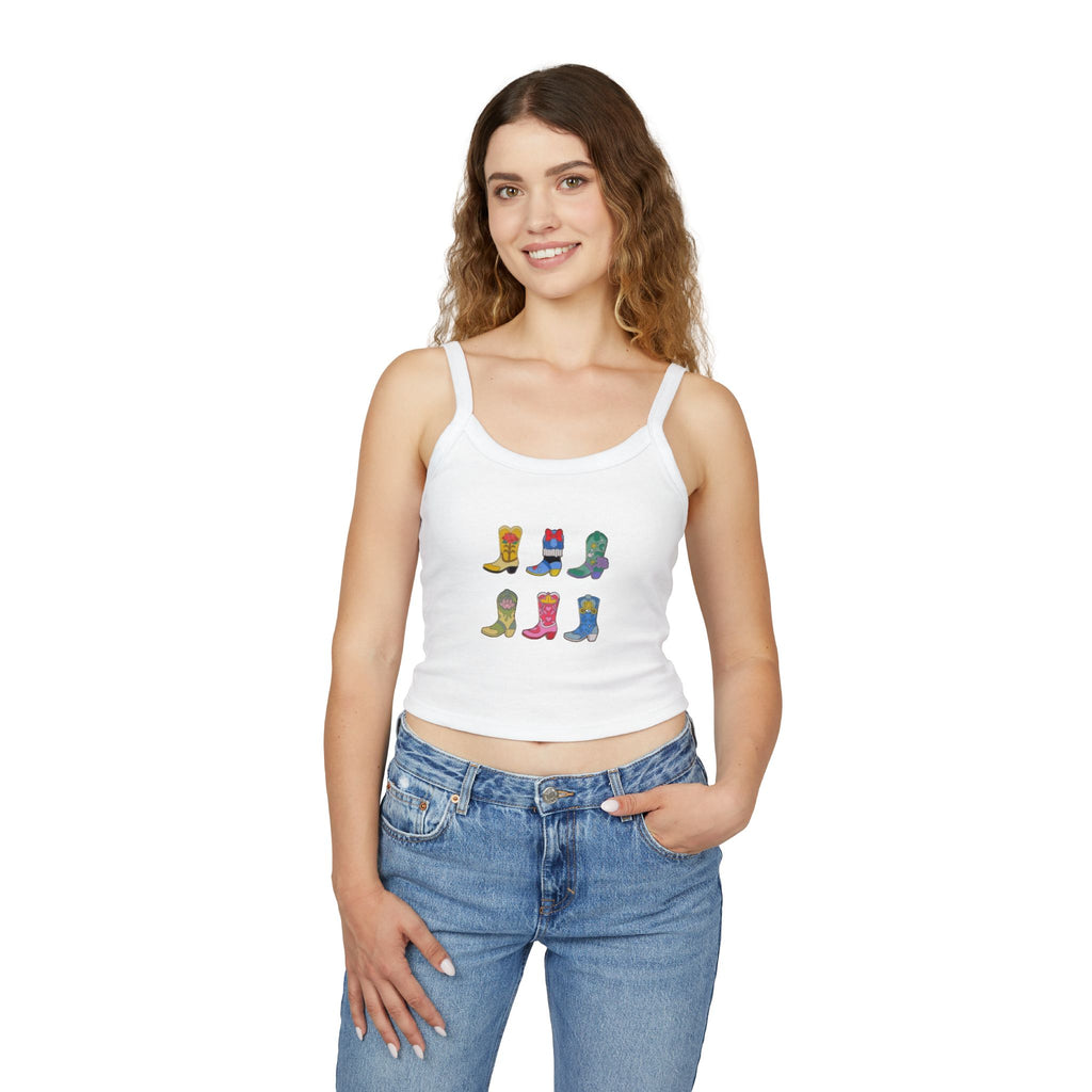 Cowboy Princess Spaghetti Strap Tank Top