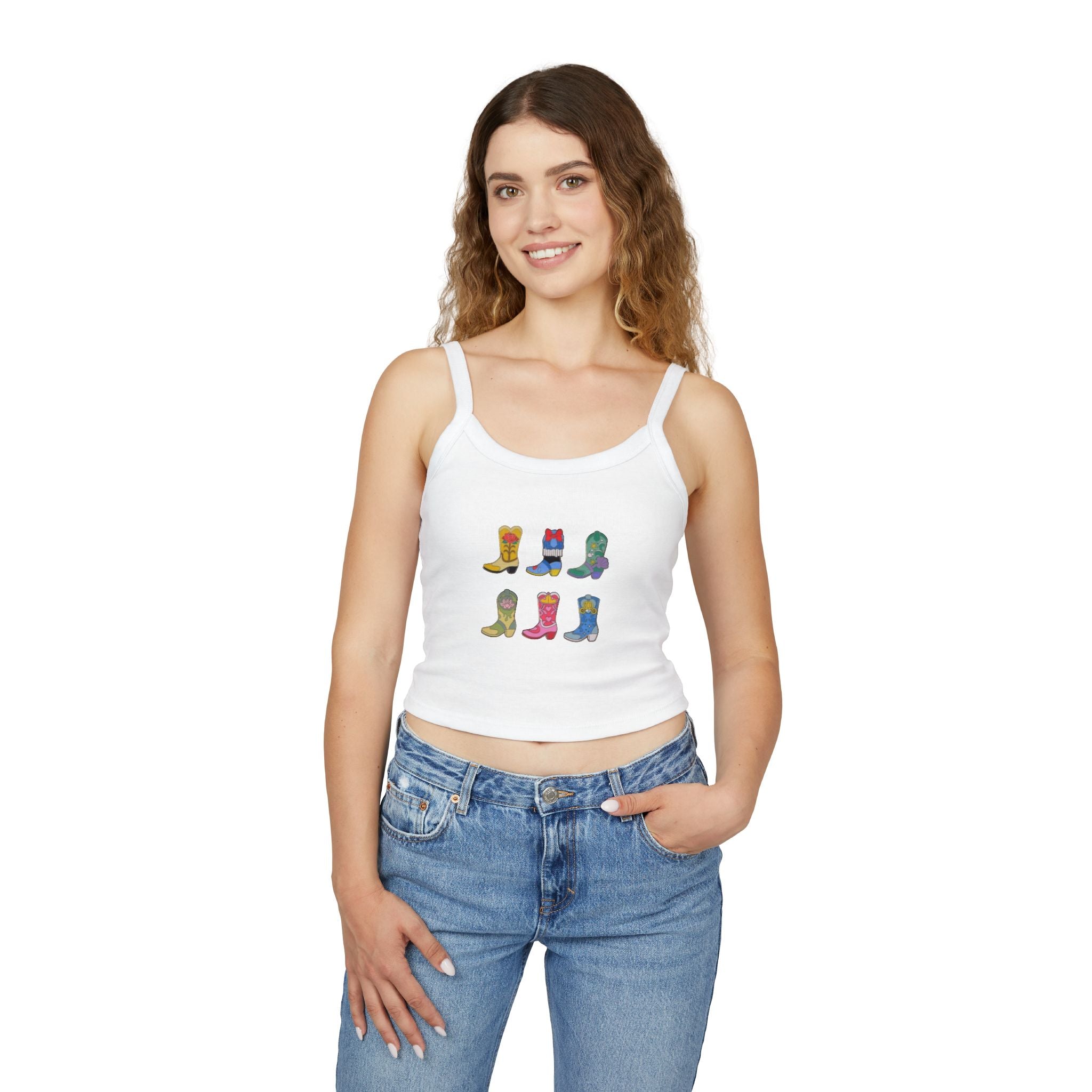 Cowboy Princess Spaghetti Strap Tank Top